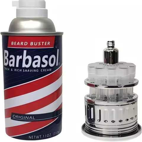 Dinosaur Park Vintage Shaving Cream Can Replica, Barbasol DNA Storage Device 1:1 Scale Dinosaur Movi