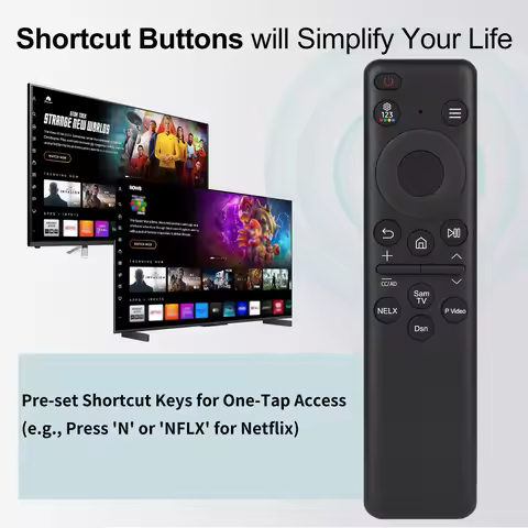 for Samsung TV Remote Compatible with Samsung Smart QHD Crystal UHD Neo QLED OLED 4K 8K Series Smart