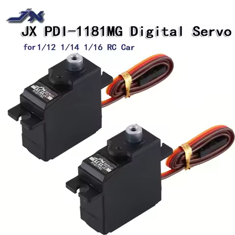 JX Servo PDI-1181MG 3.5KG Metal Gear Digital Servo for WLtoys 144001 124017 WPL RC Car B1/16 B24 C14