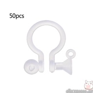 ELEGA 50Pieces Set Resin Converter Clip-on Earring Findings for  Pierced Earring