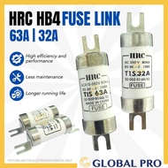 HRC HB4 FUSE LINK T1S 32A 63A 550V 80KA Ceramic Fuse Link Cut Out Fuse Protect Short Circuits Wiring Motors RANDOM BRAND