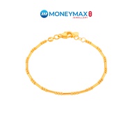 916 Gold Beads Bar Chain Bracelet | MoneyMax Jewellery | NB2248