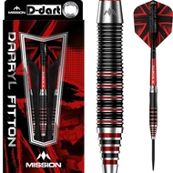 MISSION STEEL TIP DART - 22G/24G/26G Darryl Fitton ElectroThe Dazzler 95% Tungsten Steel Darts