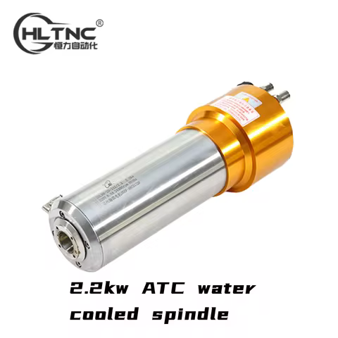 ATC 2.2kw 220V GDL80-20-24z/2.2 ISO20 Tool Holder Water Cooled Auto Tool Change Spindle For CNC Meta