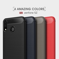 For Asus Zenfone 5 ZE620KL /5Z ZS620KL TPU Carbon Fiber Personalized Brushed Anti-Drop Anti-Fingerprint Mobile Phone Case Soft Shell