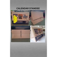Desk Calendar Standee Foldcote #18 350gsm 10 pieces per pack Laminated finished Sturdy
