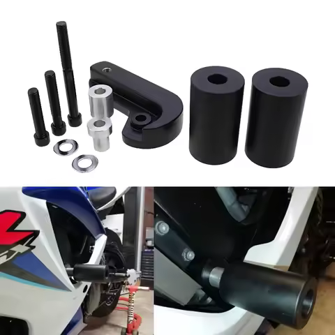 Motorcycle Anti Crash Falling Protection Frame Sliders Black Fit For Suzuki GSXR600 GSXR750 GSXR 600