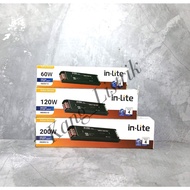 INDR010 INLITE POWER SUPPLY PSU TRAFO 12VDC IN LITE LED DRIVER STRIP LIGHT 12V DC 60W 120W 200Watt