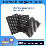Matras Anti Slip Dashboard Anti Slip Meteran 8x19cm Alas Anti Slip Serbaguna Import Busa PVC Hitam