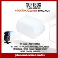 Softbox Diffuser For Canon 580EX 580EX II Yongnuo YN560 i,ii,iii,vi Yongnuo YN565 ,YN-565EX,568EX,568EX II