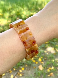 焦糖色珊瑚玉手牌手串