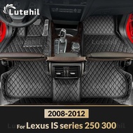 Car floor mats for LEXUS IS series Sedan 200 300 300C 250 250C 2008-2012 auto foot Pads carpet inter