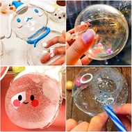 Nano Glue Squishy Bubble Blowing Toy Stress Relief Squish & Pop Fun Fidget Decompression Gadget