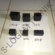 Rubber Chair Table Leg Base Hollow Rack Box Cover 2 x 2 cm, 2 x 4 cm, 2.5 x 2.5 cm, 3 x 3 cm, 3.5 x 