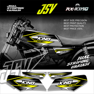 Stiker Striping Motor RX KING List Variasi 1997 - 2008 The King Off Street