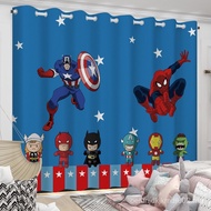 Marvel Captain America Boys Bilik Kanak-kanak Bilik Tidur Kartun Langsir Teduhan Haba Penebat Tiada 