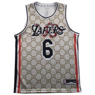 CODDAE35U6Áo Thun Bóng Rổ NBA Jersey LeBrown James Lakers 6 Los Angeles Cá TínhRES3RD