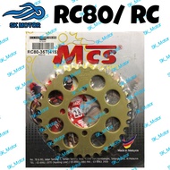 MCS (415) 27T~45T Suzuki RC 80/ RG/ BELANG/ FR80 Rear Racing Sprocket 30 31 32 33 34 35 36 37 38 39 