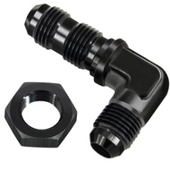 AN6 AN8 AN10 Male 0 90 Degree Hose Fitting Bulkhead Nut For Tab or Wirewall