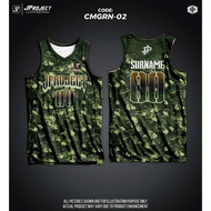 PERSONALIZE SURNAME & NUMBER PREMIUM BASKETBALL JERSEY (CMGRN-02-S02-T02-H02 DAVAO) Sport Wear Woman