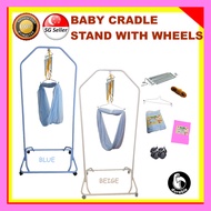 Brand New Baby Cradle Spring Cot Frame Stand | Yao Lan with Full Accessories | Easy Assembly