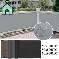 OTUINSG Sun Shading Sails, Waterproof 3/5/6M Balcony Shade Cloth, Multi-functional Fencing Fence Pat