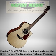 Gitar Akustik Elektrik Fender Cd-140Sce Natural Di Atas Yamaha Apx500