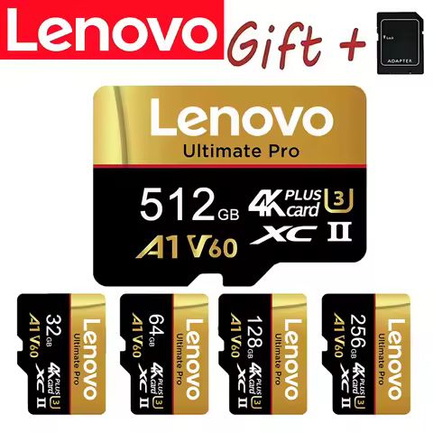 Original-Lenovo TF Card 100MB/s UHS-I Class10 16GB 512GB 256GB 128GB 32GB 64GB for Mac A2 4K A1 V30 