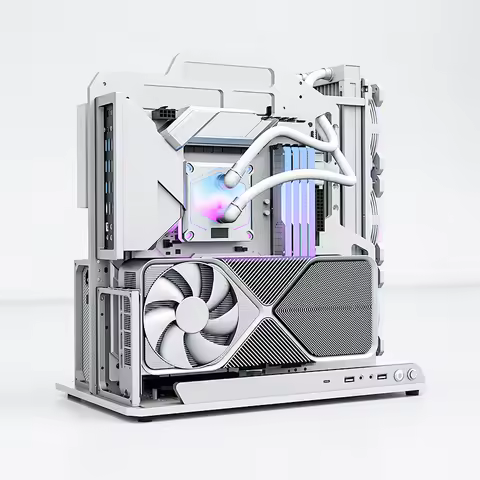 Socooler Custom DIY PC Case ITX Style With Water Cooling Support For RX7800 XT GPU Panic Buying Gami