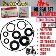 EX5 DREAM WAVE 100R CLASS C70 GBO KRISS CT100 C90 FAME Oil Seal Set ENGINE BUSH GETAH OVERHAUL 100% 