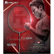 FELET BADMINTON Racket WOVEN TJ 1000 PRO HIGH END 46TONNE WOVEN TJ 1000 MAX 35LBS 4U Racquet Badmint