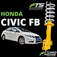 Honda Civic FB F Tuned FTS Shocks Absorber Suspension - Sistem Penyerap Hentak - FTuned Racing by Au