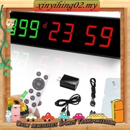 XN-Digital Days,Countdown Timer Clock, Retirements Countdown Calendar Up to 999 Days, LED Wall Clock