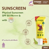 Tropee Bebe - Physical Sunscreen 6 Months+ for Babies & Children SPF 50 PA++++ kids sunscreen baby s