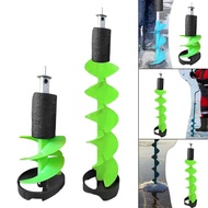 [lzdjlmy2ua] Aluminum Alloy Ice Auger Drill Sturdy Fishing Tool for Winter Outdoor Sports Lakes Rive