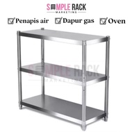 🔔Stainless Steel Rak steel Rack Rak Oven Microwave Kitchen Rack Rak Penapis air Coway Cuckoo Rak dap