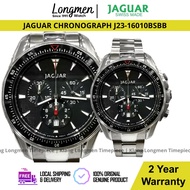 [Klang Longmen] Jaguar Chronograph J23-16010BSBB Sapphire Crystal Chronograph Quartz Silicone Strap 