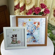 Photo frame 40x40, 50x50cm with mica glass surface