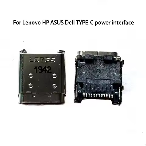 1PC For Lenovo HP ASUS Dell TYPE-C Power Interface TYPE-C Female Socket Thickened 3.1 C Charging Por