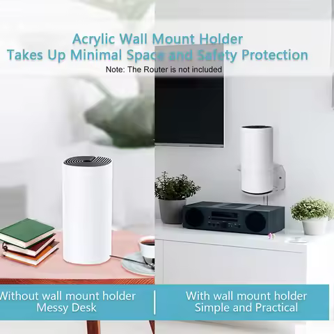 Compatible with TP-Link Deco M4 Mesh WiFi Wall Mount, Sturdy Mount Bracket Compatible with TP-Link D