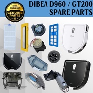 [ Ready Stock ] Original Dibea D960 GT200 Spare Parts Accessories Side brushes Hepa Filter Etc