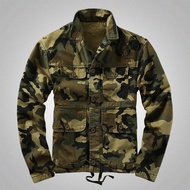 yzgf | Áo Khoác M65 Đa Túi Màu Ngụy Trang Sa Mạc cho Nam