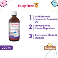 Euky Bear Sniffly Nose Room Spray (Freshen Room + Kills Germs) |  Sniffly Nose Inhalant | Sleepy Time Inhalant | Warm Steam Vaporiser | Sleepy Room Mist [TinyWings.SG]
