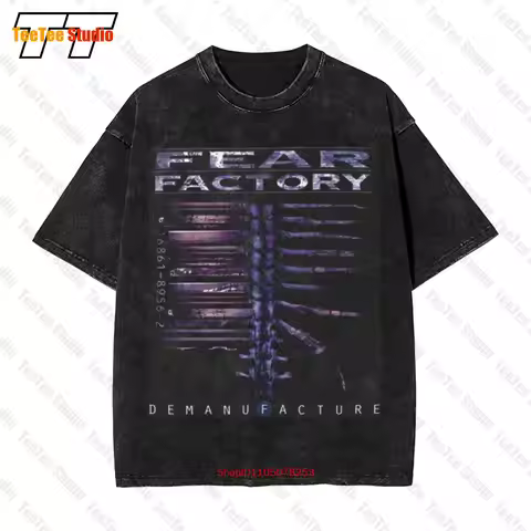 Fear Factory Demanufacture Vintage Oversized T-Shirt 5L2Y