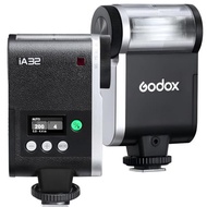 Godox IA32 カメラフラッシュ Mini Flash for Canon Sony Nikon Fuji Olympus Ricoh GR3, GN15, S1/S2調光, サイクル時間は2.