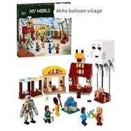 minecraft minecraft toy New Minecraft 21273 Evil Balloon Village Strike Underworld Door Boys Girls A
