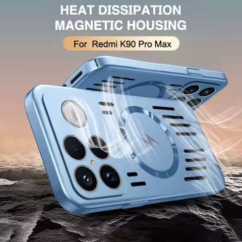 Breathable Phone Case for Xiaomi Poco F8 F7 F6 Pro Ultra F8Pro F8Ultra 5G Magnetic Hard PC Cooling H