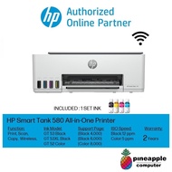 HP Smart Tank 580 All-in-One Printer (Print, Scan, Copy, Wireless) Color Ink Tank Printer