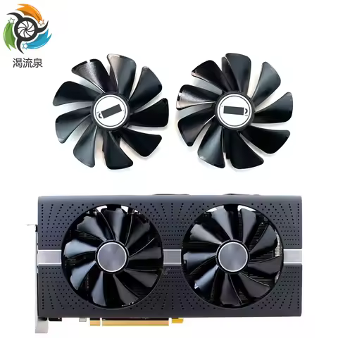 CF1015H12D Cooler Fan For Sapphire Radeon RX 470 480 580 570 NITRO Mining Edition RX580 RX480 Gaming