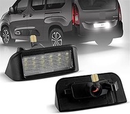 Rynplex White LIGHT Number License Plate Light Lamps, for Citroen, for Berlingo Jumpy Spacetourer Di